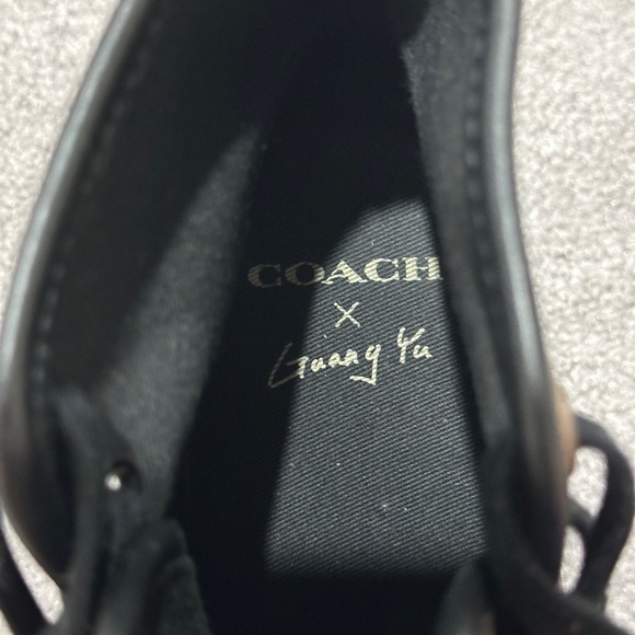 Coach x Guang Yu High Top Leather Sneakers - Picture 12 of 14
